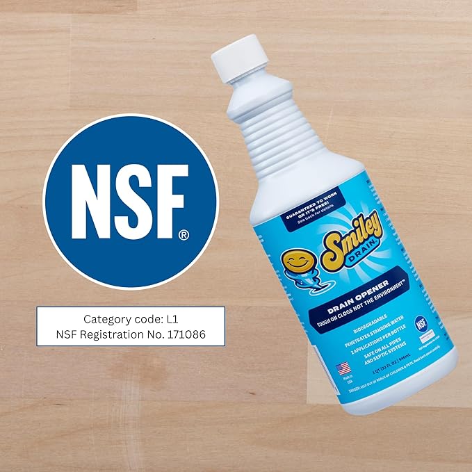 Ultra Concentrated & Super Fast Drain Opener | Safe, Made By Licensed Plumber | Clears Clogs in 10 Minutes | Odorless, Biodegradable, and Eco-Friendly | Prevents Future Clogs