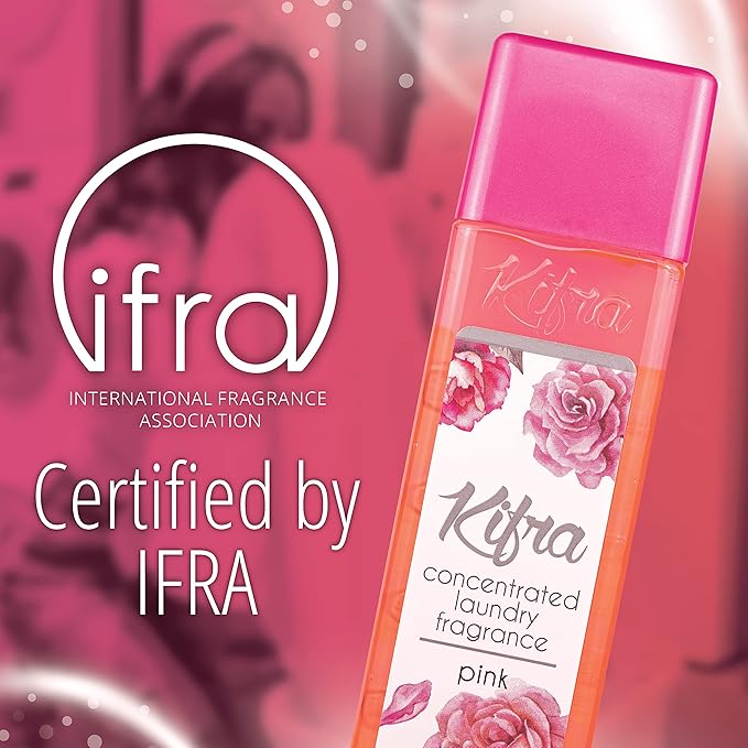 KIFRA PINK Concentrated Laundry Fragrance 6.76 Fl Oz 200ml 80 Washing Cycles