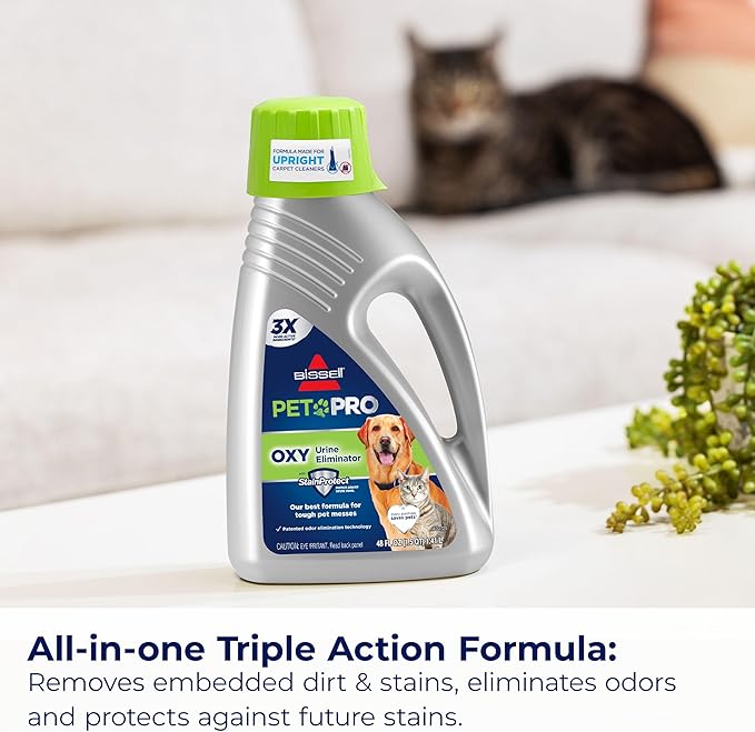 Bissell 1990 Pro Pet Urine Eliminator Upright Deep Cleaner Formula,(Pack of 2)