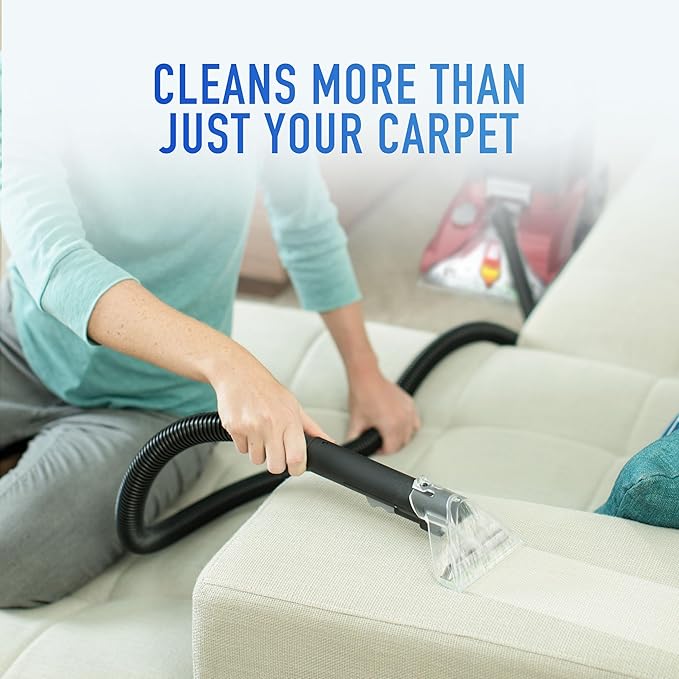 Hoover PowerScrub Deluxe Carpet Cleaner Machine for Carpet and Upholstery, Deep Cleaning Carpet Shampooer Machine with Multi-Purpose Tools, Pair with Hoover Carpet Cleaner Solution