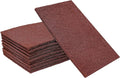 Premium 10 Pack 6" x 9" Brown General Purpose Scuff Pads - Scuffing, Scouring, Sanding, Paint Primer Prep Adhesion Scratch - Surface Preparation Automotive Car Auto Body Woodworking Wood (150 Grit)