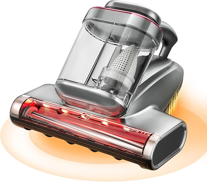 uwant Mattress Vacuum Cleaner 700W 20Kpa, Triple Deep Cleaning Bed Vacuum Cleaner, Bed Cleaner with Aromatherapy Purification, Triple Heating System HEPA Filter&Ultrasonic Mattress Vacuum for Sofa