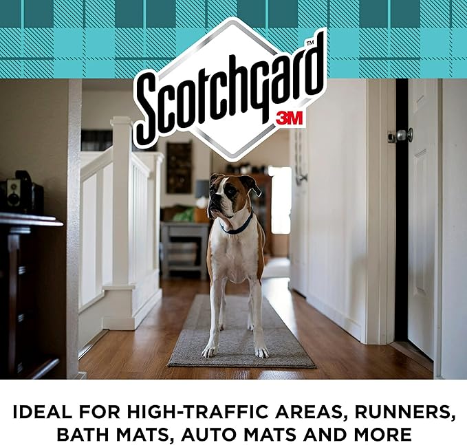 Scotchgard Rug & Carpet Cleaner, Fabric Cleaner Blocks Stains, Cleaning Sprays Make Cleanup Easier, Six 16.5 oz Cans
