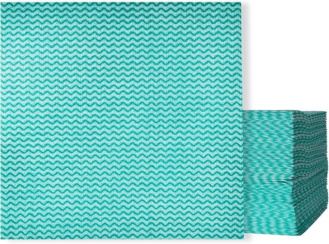 Disposable Kitchen Cleaning Towel Disposable Dish Cloths, Reusable Wipes Heavy Duty Cleaning Rags 50 Count/Pack