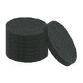 uxcell 8Pcs Scrubber Scouring Pad, 3 Inch 1000 Grits Drill Power Brush Hoop and Loop Scrub Pads Discs Polishing Pad for Household Furniture Automotive Cleaning, Gray