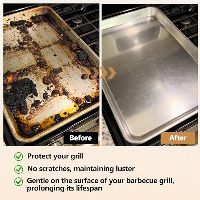 10 Pack Oven Rack Cleaning Bags, Reusable Leak-Proof Heavy Duty PE Bags for No Scrub Deep Soaking, Compatible with Oven Racks Grill Grates BBQ Racks