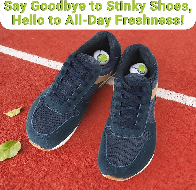 Knixmax Versatile Deodorizer Balls for Shoes Gym Bags Home Freshener for Closets Lockers Odor Eater Eliminate Unpleasant Scent Fresh Linen Tennis