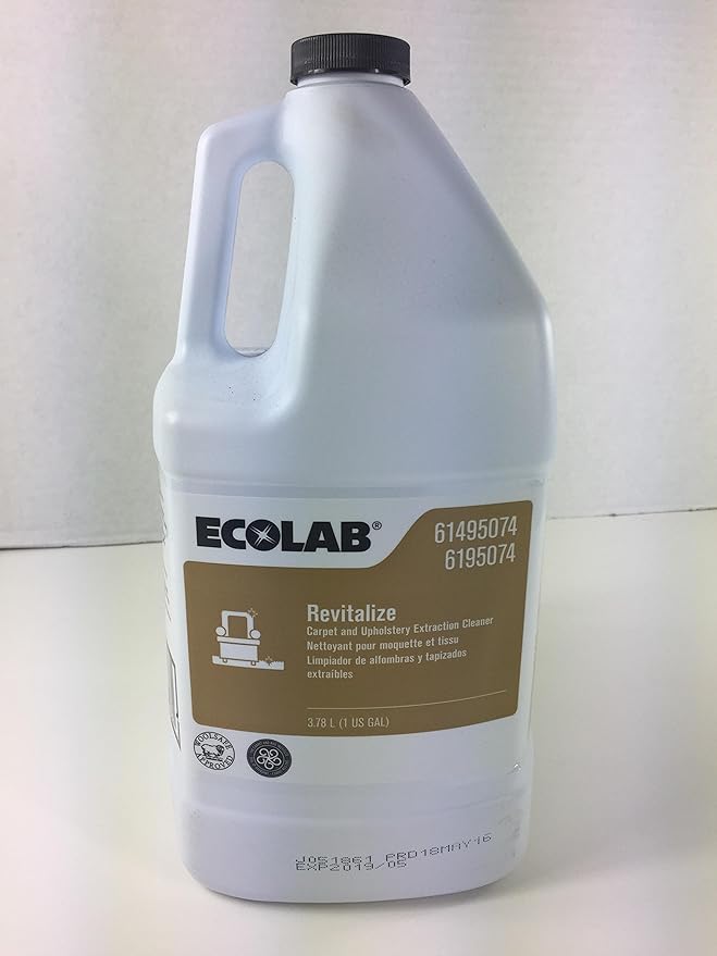 Ecolab Revitalize Carpet and Upholstery Extraction Cleaner 6195074-1 Gallon