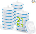Toilet Bowl Cleaner Wand Refills Compatible with CLOROX, 21 Count Disposable Toilet Brush Refills, Replacement Heads for Toilet Cleaning System