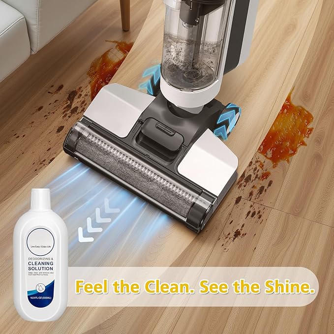 2 Pack Floor Cleaning Solution for Tineco and Robot Vacuums with Mopping, Deep Cleans Multiple Hard Floors for iFLOOR Series, FLOOR ONE S3 / S5 / S6 / S7 / S9 Artist Series Wet Dry Vacuum