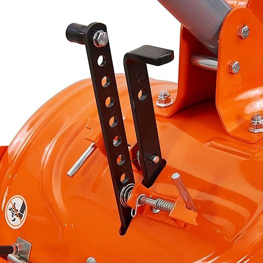 YARDMAX 18 in. 212 cc Gas OHV Engine Rear Tine Tiller with Dual Rotating Tilling