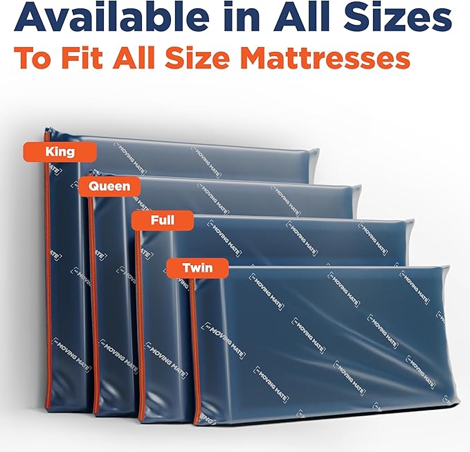 Queen Size Mattress Bag for Moving and Storage - Opaque with Zip