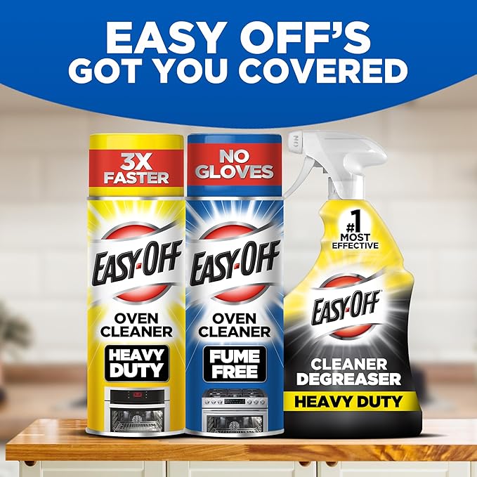 EASY-Off 178 Oven Cleaner Fume Free Max Aerosol, 16 Oz, (Pack of 12)