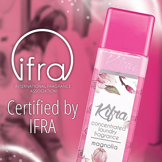 KIFRA MAGNOLIA Concentrated Laundry Fragrance 6.76 Fl Oz 200ml 80 Washing Cycles