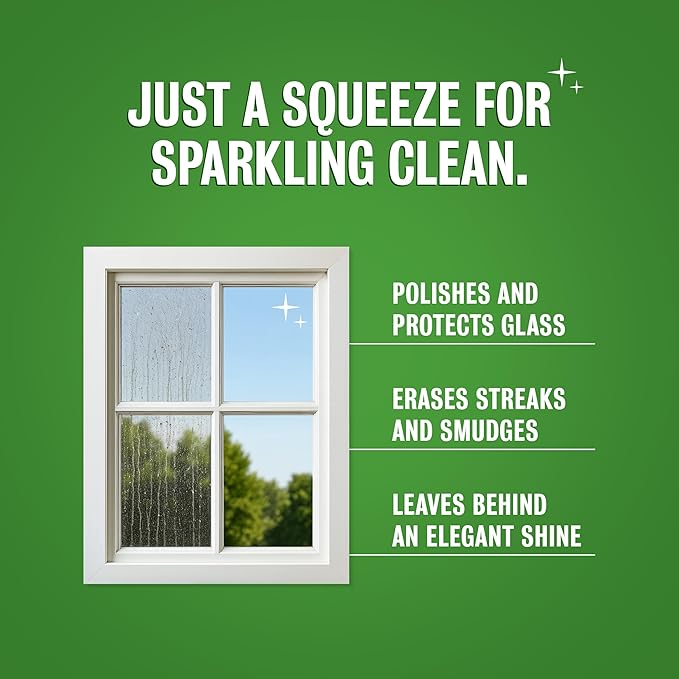 Rebel Green Sparkling Glass Spray - Streak-Free Natural Glass Cleaner for Windows, Mirrors, and Surfaces - Lavender & Grapefruit Scent - 16 oz - 2 Pack