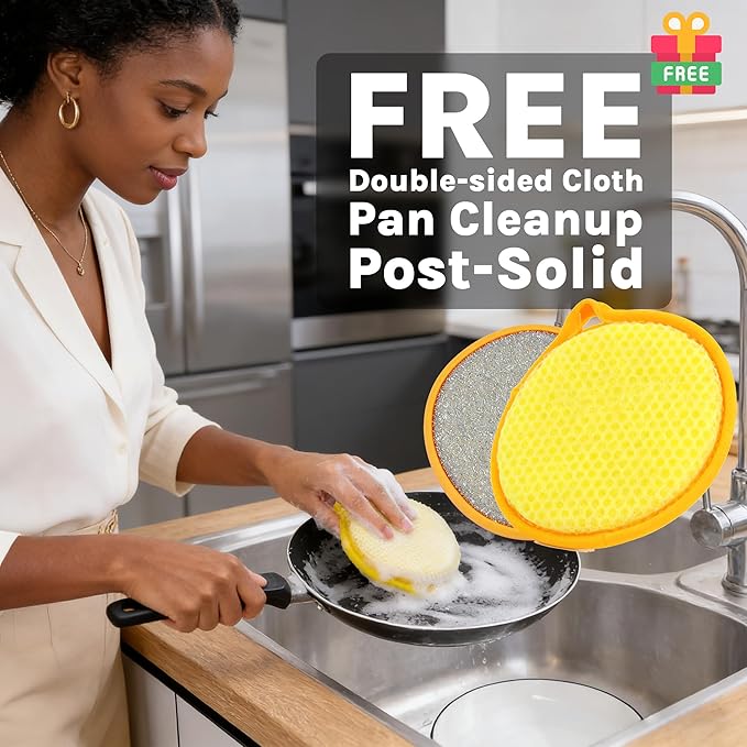 Grease Solidifier Powder, Cooking Oil Solidifier for Disposal, 2.25 Gallon Fry oil Away from Mess, Frying Oil Hardener, Vegetable Canola Fry Oil Solidifying Powder to Gel, 100% Plant-Based, 12 oz Value Pack