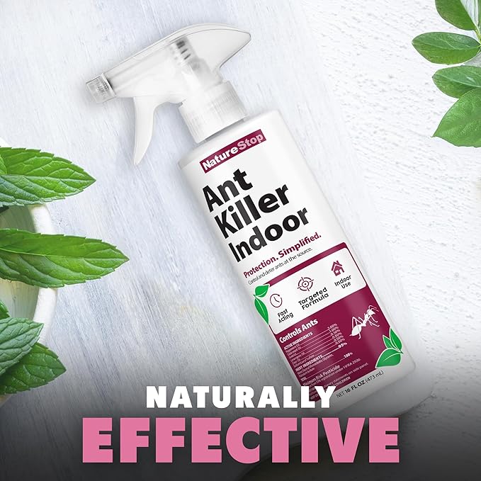 Ant Killer Spray for Indoor Use, Fast-Acting Ant Control, 16 oz (475mL)