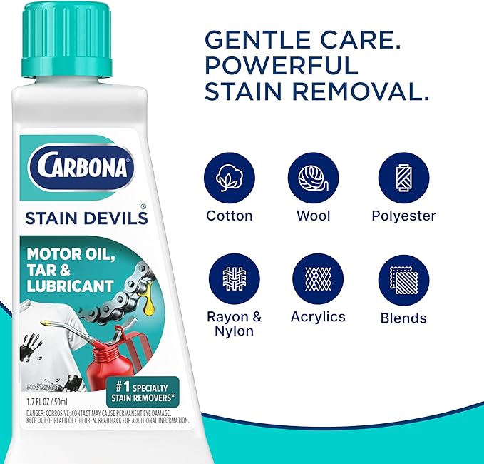 Carbona Stain Devils #7 Motor Oil & Lubricant - 1.7 oz