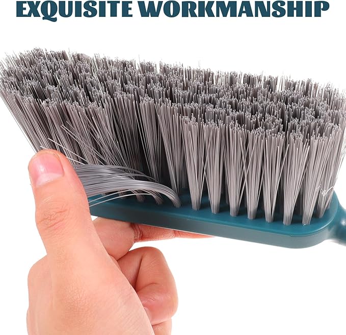 Hand Broom and Small Dustpan Set, Compact Broom Dustpan Cleaning Tool for Home and Car Interior, Portable Sweeping Accessory for Kitchen and Indoor Use