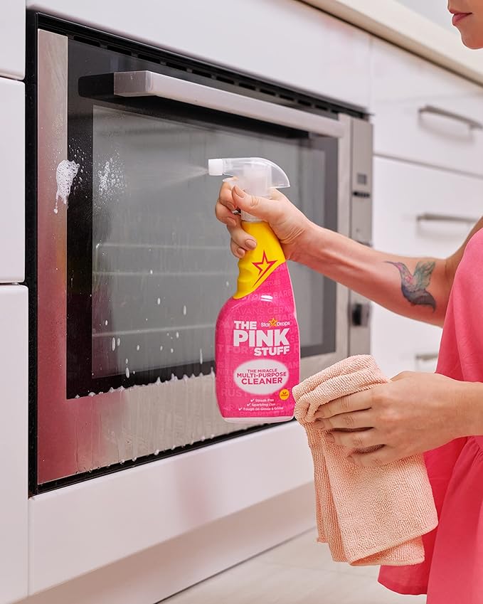Stardrops The Pink Stuff Multi-Purpose Spray & Cream Cleaner Bundle – Tough on Stains, Gentle on Surfaces, All-Purpose Cleaning Solution (2-Pack)