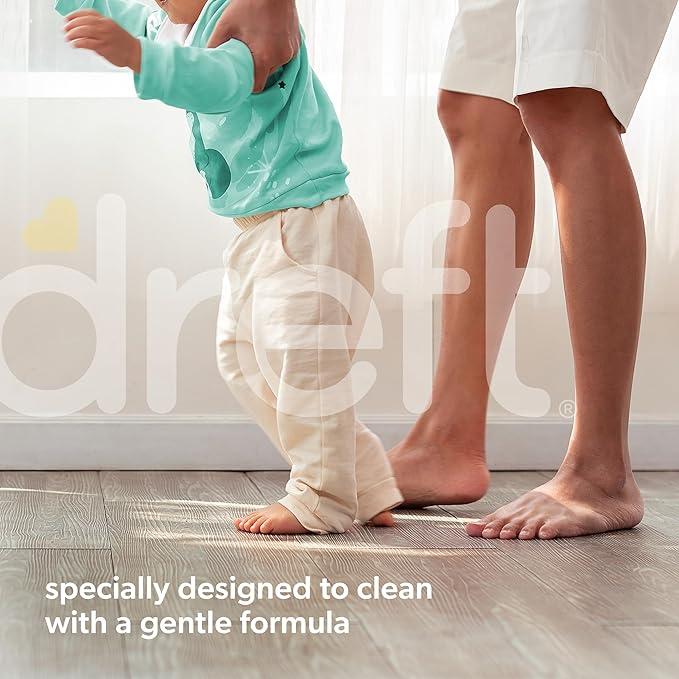 Dreft Active Baby Liquid Laundry Detergent, Helps Remove 99% of Baby Food Stains, Hypoallergenic, 2 pack, 32 loads each