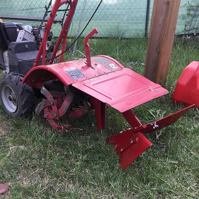 15683 Hiller-Furrower Kit Rear Tine Rototillers for Earthquake, Husqvarna, Southland, Powermate, Troy-Bilt and Cub Cadet Rear Tine Rototillers, Adjustable Wing, Three Kinds of Connection Red