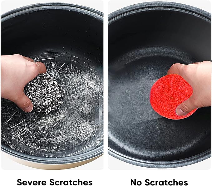 Nylon Scouring Pads-Dish Scrubber, for Dishes, Pots, and Stoves, Durable Mesh Scourers, for Tough Cleaning Nylon Dish Scrubbers, Pack of 24, Assorted Colors, by Superio