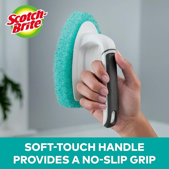 Scotch-Brite Non-Scratch Tub & Tile Scrubber, 6 Count