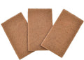 Full Circle Neat Nut – Walnut Scour Pads, Pack of 3 – Dual-Sided Non-Scratch Dish Scrubbers Made with Plant-Based & Recycled Materials, Durable Kitchen Cleaning Supplies