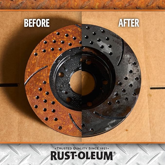 Rust-Oleum Rust Dissolver Jelly | Heavy-Duty Corrosion Remover for Metal Tools, Cars, Bikes, Grills, Bolts, Firearms & More | 8 oz | 6 Pack