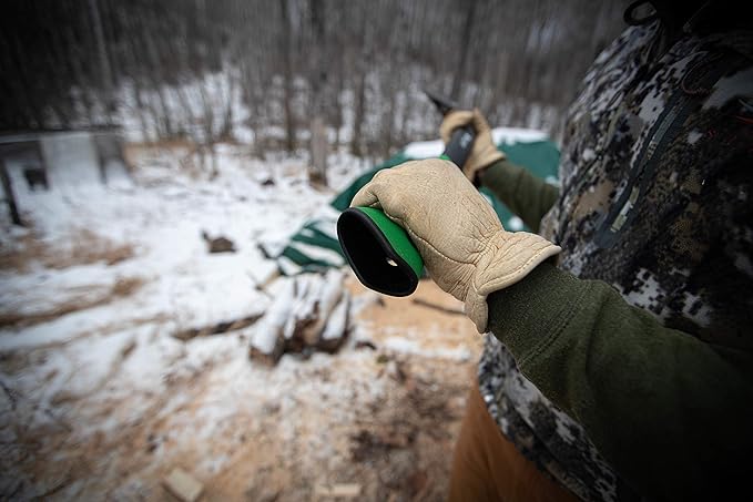 Hooyman Splitting and Chopping Axes, and Splitting Maul with Heavy Duty Construction, V Grind Blade, Ergonomic No-Slip H-Grip Handle, and Sheath for Gardening, Hunting, Camping, Firewood, and Outdoors