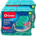 O-Cedar Multi-Use Scrunge Scrub Sponge 6 Count (Pack of 2)