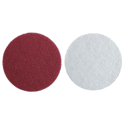 10 Pcs Scrubber Scouring Pads,5 Inch Conditioning Discs Polishing Pads,Suitable for Cleaning, Polishing, and Rust Removal(400 Grits)