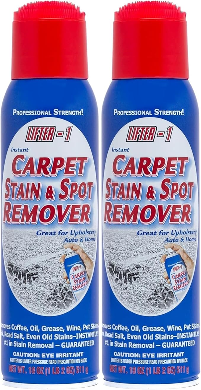 Carpet Stain Remover – 18 Oz Wine Stain Remover – Spot Lifter Spray Carpet Spot Remove - Pack of 2