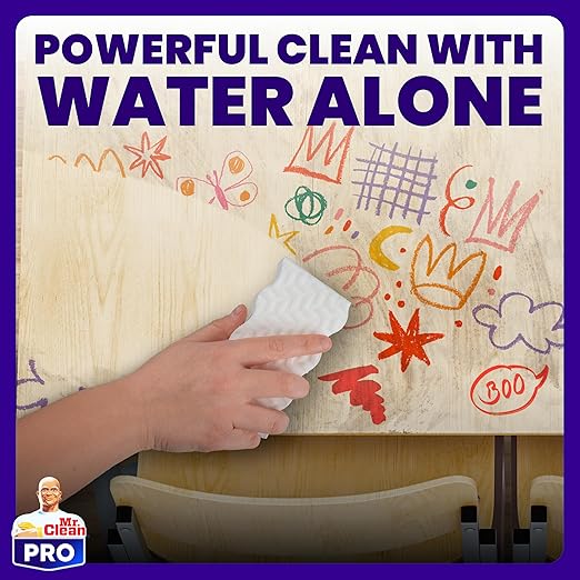 Mr. Clean PRO Magic Eraser Ultra Pro, Bulk Cleaning Sponges for Commercial Grease and Stain Removal, Heavy Duty (26 count)