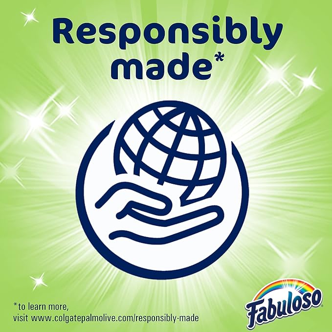 Fabuloso Multi-Purpose Cleaner,2X Concentrated Formula,Refreshing Lemon Scent,56 oz,(Pack of 5)
