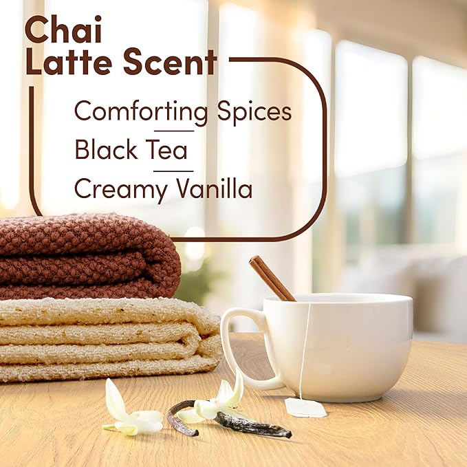 Downy Cozy Collection In-Wash Laundry Scent Booster Beads, Chai Latte Scent, 7.8 oz, Limited Edition Laundry Beads