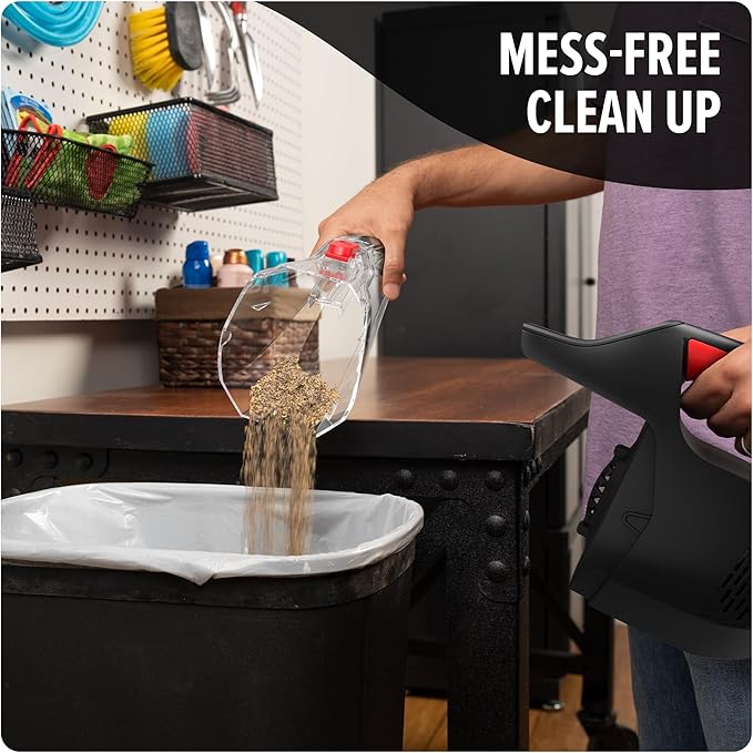 Dirt Devil 16V Cordless Handheld Vacuum Cleaner, Powerful Suction, Lightweight, Hand Vac for Wet and Dry Pickups, Includes Crevice Tool and Rechargeable Battery, Portable Vacuum Cleaner