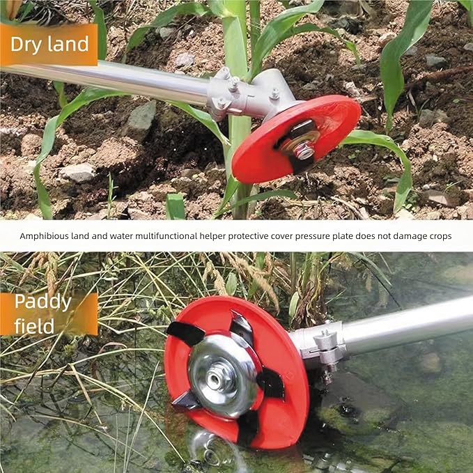 Upgraded Weeding Disc, Universal Weeding Disk, One Blade Replacement Heads, Weed Eater Blades, Weed Wacker Blade, Multifunctional Weeder Plate for Trimmer (2PC)
