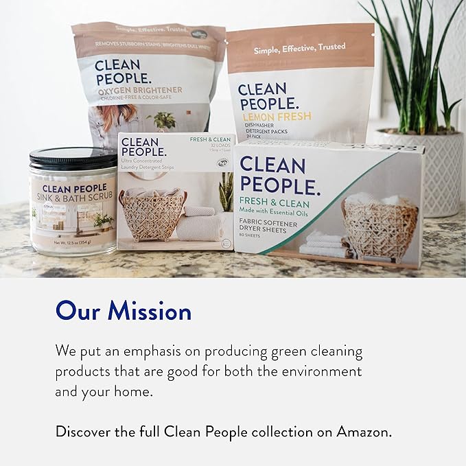 The Clean People 100% New Zealand Wool Dryer Balls - 3 Pack - for Laundry, Fabric Softening, Anti Static, No Lint, Odorless and Reusable