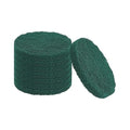 uxcell 8Pcs Scrubber Scouring Pad, 5 Inch 240 Grits Drill Power Brush Hoop and Loop Scrub Pads Discs Polishing Pad for Household Furniture Automotive Cleaning, Green