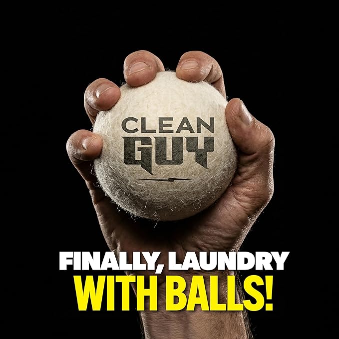 Wool Dryer Balls XL 6-Pack– Natural Fabric Softener, Reusable Laundry Dryer Balls –Reduce Drying Time, Static & Wrinkles– Hypoallergenic, Chemical Free Dryer Sheet Alternative, Eco-Friendly