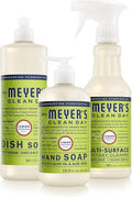 Mrs. MEYER'S CLEAN DAY Kitchen Basics Set, Lemon Verbena Scent Cleaning Supplies includes Hand Soap (12.5 Fl Oz), Dish Soap (16 Fl Oz) and Multi-Surface Cleaner (16 Fl Oz)