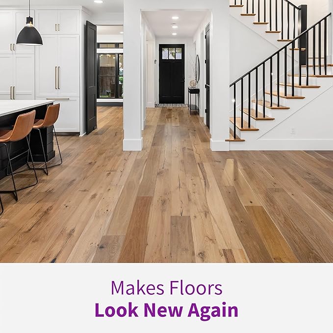 Rejuvenate Professional Wood Floor Restorer Fills Scratches, Shines And Protects Wood Flooring For A High Gloss Shine, 1 Gallon, 2 Pack