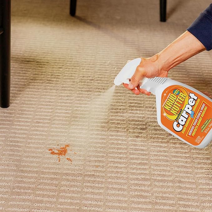 Krud Kutter CR326 Instant Carpet Cleaner/Stain Remover Plus Deodorizer Spray, 32 Fl Oz