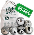 No More Dryer Sheets! XL Wool Dryer Balls 6-Pack, Reusable Laundry Softener & Static Reducer, Eco-Friendly, Long-Lasting, Safe for Sensitive Skin