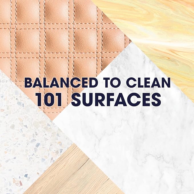 Pledge pH-Balanced Multisurface Spray, Gently Clean 101 Surfaces, Remove Dust and Messes, No Residue - Rainshower Scent, 9.7oz, Pack of 3