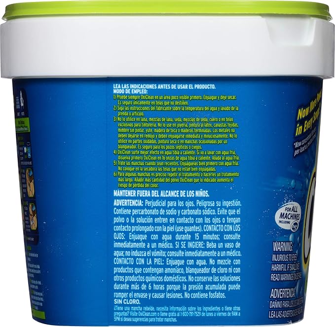 OxiClean Versatile Stain Remover Free, 3 lbs, Pack of 4
