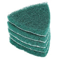 YWBL-WH Triangle Polishing Pads, 240 Grit, Self Adhesive, Nylon, 3.5x3.5x3.5 Inch, 5 Pack