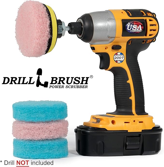 Power Scumbusting Scrubbing Pads Bathroom Surfaces Shower Tubs Tile